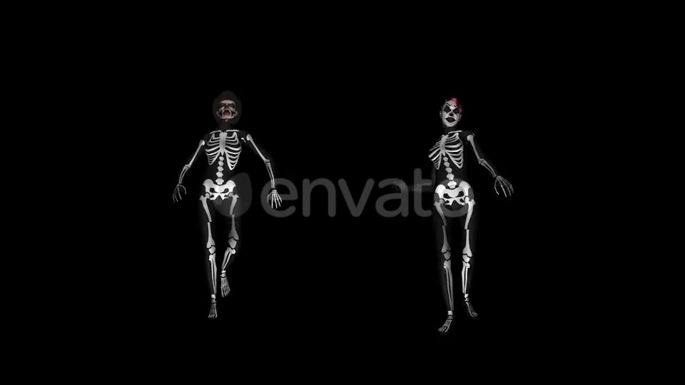 Skeleton Dance Creepy and Sexy Duo Videohive 21652885 Motion Graphics Image 13