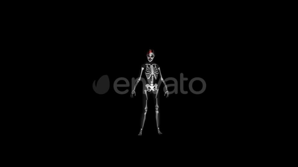 Skeleton Dance Sexy Solo 4K Videohive 21652855 Motion Graphics Image 1