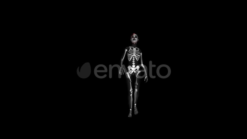 Skeleton Dance Sexy Solo 4K Videohive 21652855 Motion Graphics Image 10