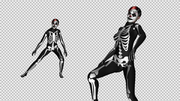 Skeleton Dance Sexy Solo 4K - Download 21652855 Videohive