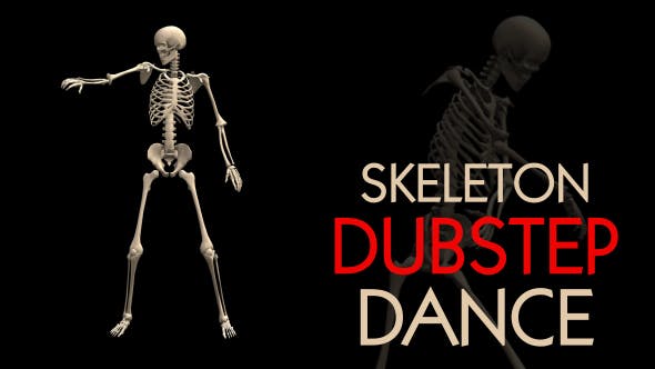 Skeleton Dubstep Dance - 18594801 Videohive Download