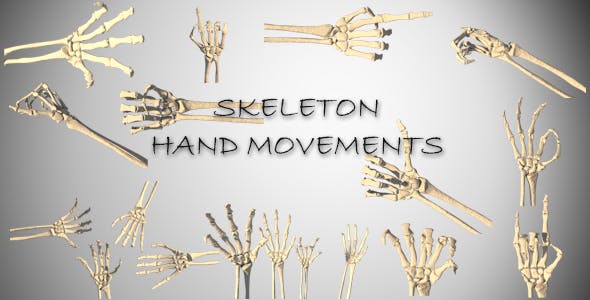 Skeleton Hand Movements - 16637164 Download Videohive