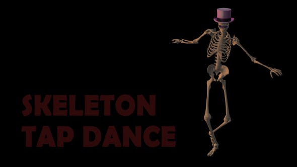 Skeleton Tap Dance - 19204630 Videohive Download