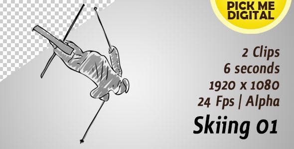 Skiing 01 - Videohive Download 20755794
