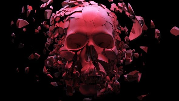 Skull Explosion - Download 24988199 Videohive