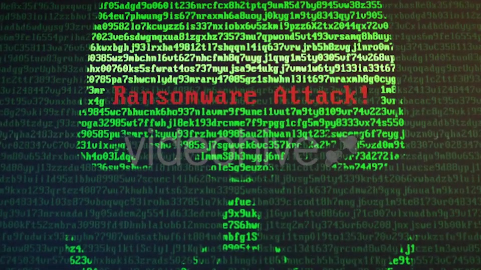 Skull Ransomware Attack with Random Letters and Numbers on a Computer Screen Videohive 20813960 Motion Graphics Image 9
