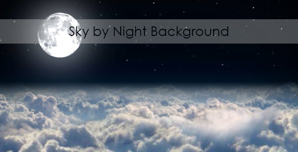 Sky By Night Background - Download Videohive 20021305
