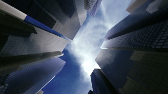 Sky Over Business Center - Download 20020797 Videohive