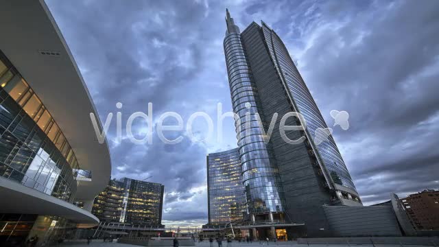 Skyscraper Day to Night  Videohive 5862582 Stock Footage Image 1