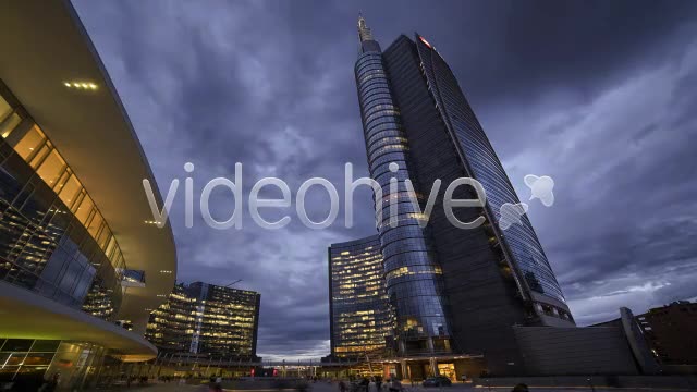 Skyscraper Day to Night  Videohive 5862582 Stock Footage Image 10