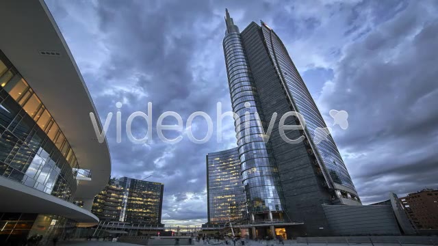 Skyscraper Day to Night  Videohive 5862582 Stock Footage Image 2