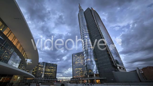 Skyscraper Day to Night  Videohive 5862582 Stock Footage Image 3