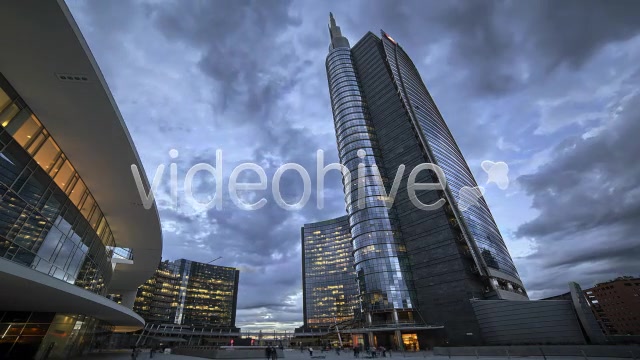 Skyscraper Day to Night  Videohive 5862582 Stock Footage Image 4