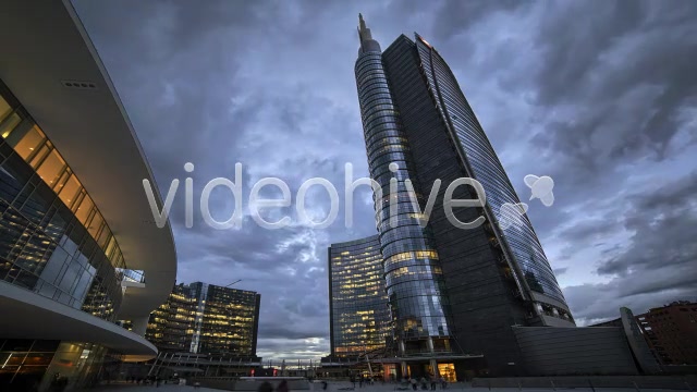 Skyscraper Day to Night  Videohive 5862582 Stock Footage Image 6