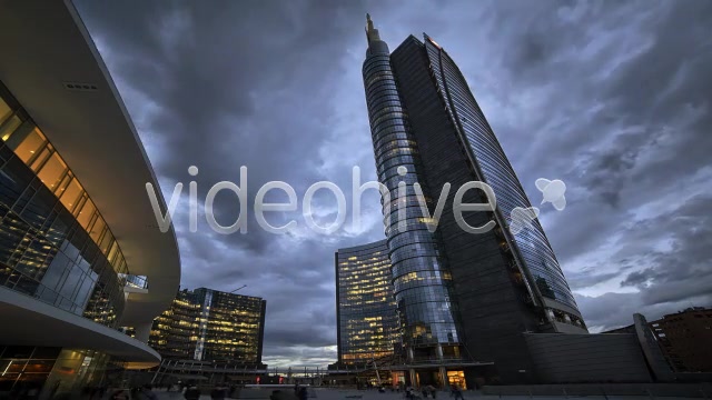 Skyscraper Day to Night  Videohive 5862582 Stock Footage Image 7