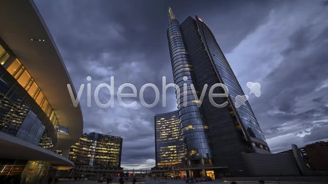 Skyscraper Day to Night  Videohive 5862582 Stock Footage Image 9