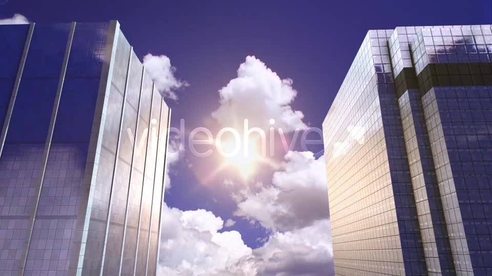 Skyscrapers, Evening Sun, Sky and Clouds Videohive 13265057 Motion Graphics Image 11