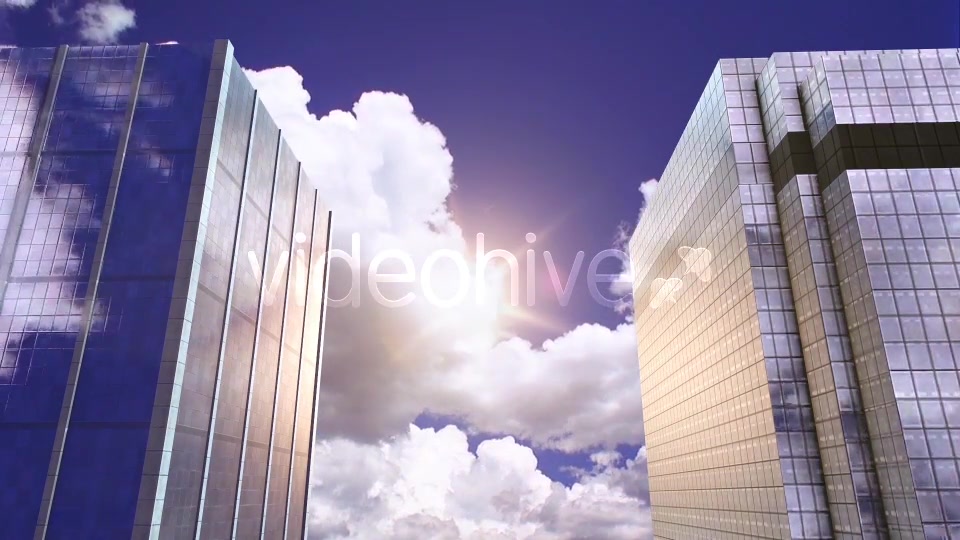 Skyscrapers, Evening Sun, Sky and Clouds Videohive 13265057 Motion Graphics Image 3