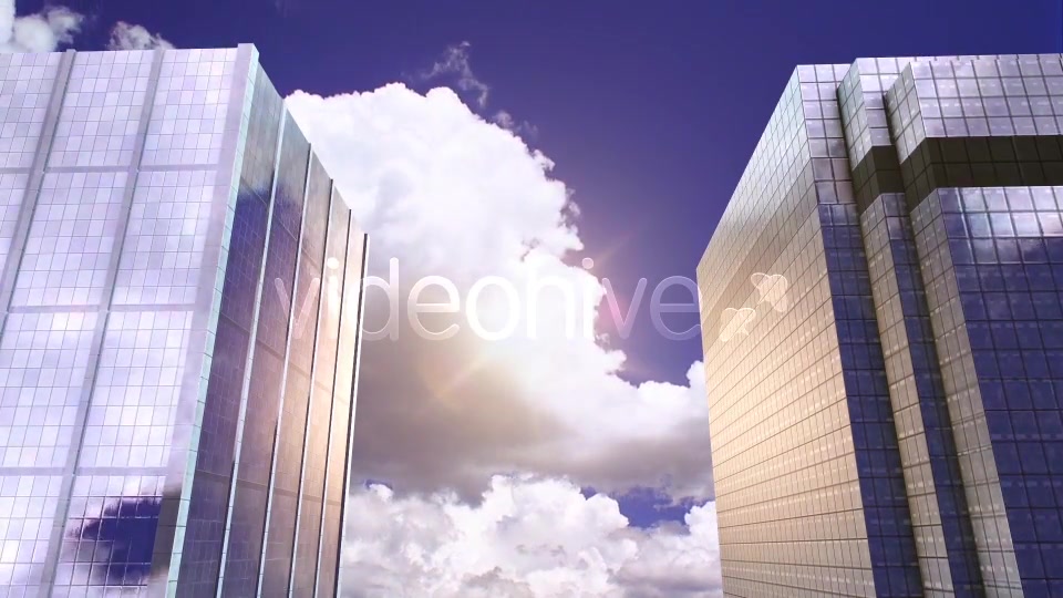 Skyscrapers, Evening Sun, Sky and Clouds Videohive 13265057 Motion Graphics Image 4