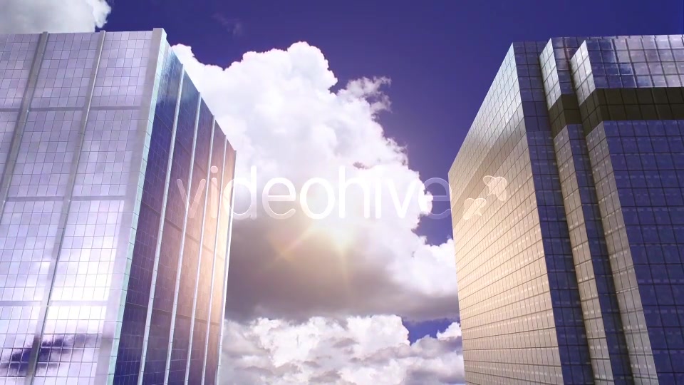 Skyscrapers, Evening Sun, Sky and Clouds Videohive 13265057 Motion Graphics Image 5