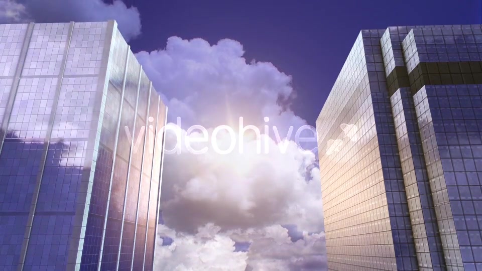 Skyscrapers, Evening Sun, Sky and Clouds Videohive 13265057 Motion Graphics Image 6