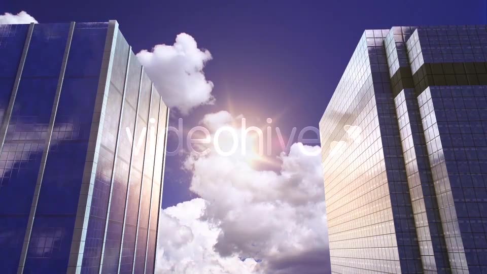 Skyscrapers, Evening Sun, Sky and Clouds Videohive 13265057 Motion Graphics Image 9
