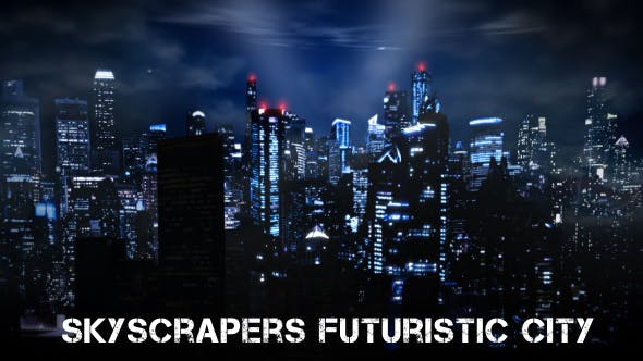 Skyscrapers Futuristic City - Download Videohive 21266853