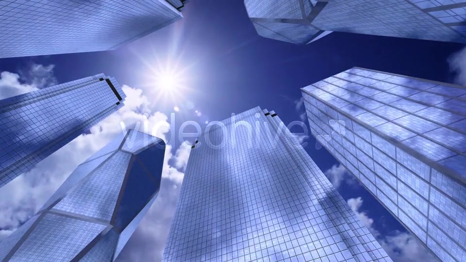 Skyscrapers Sky and Clouds Videohive 13177216 Motion Graphics Image 3