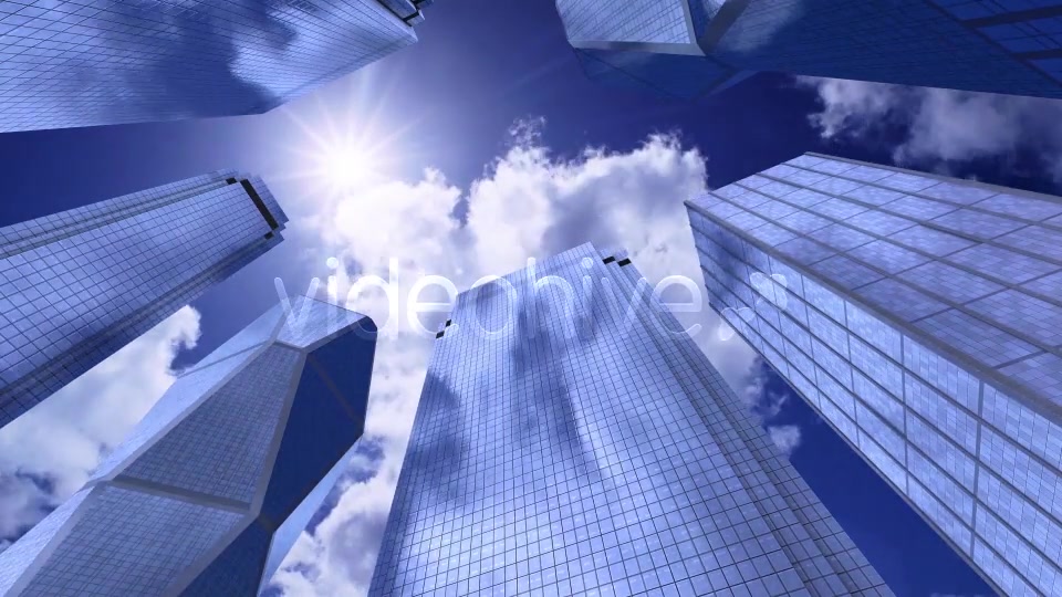 Skyscrapers Sky and Clouds Videohive 13177216 Motion Graphics Image 6