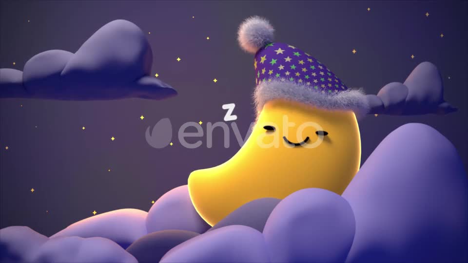Sleepy Moon Videohive 24052105 Motion Graphics Image 1
