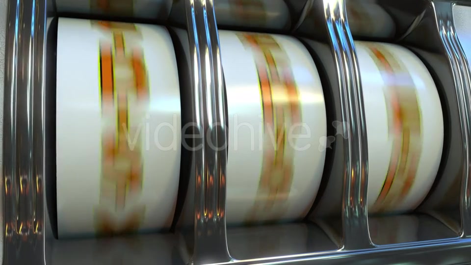 Slot Machine Hitting Three Bitcoin Currency Symbols Videohive 20598745 Motion Graphics Image 4