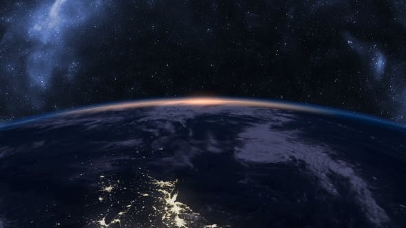 Slow Sunrise Over Earth - 21417936 Videohive Download