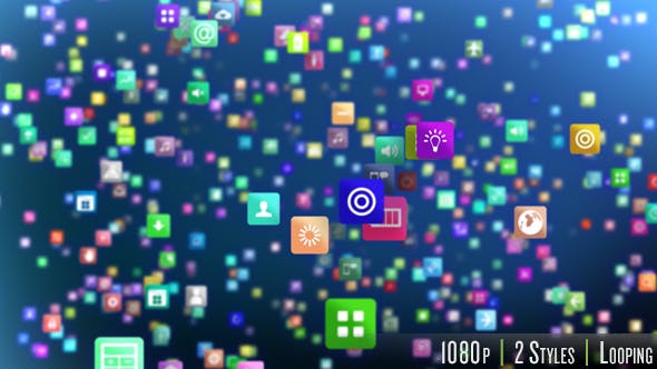 Smartphone App Marketplace Background - 14533909 Videohive Download