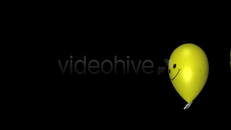 Smiley Balloons (3 Pack) Videohive 4459619 Motion Graphics Image 1