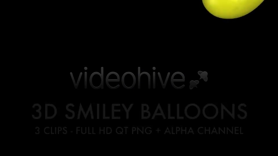 Smiley Balloons (3 Pack) Videohive 4459619 Motion Graphics Image 12