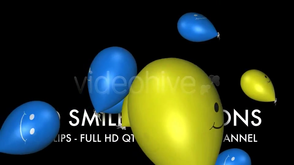 Smiley Balloons (3 Pack) Videohive 4459619 Motion Graphics Image 8