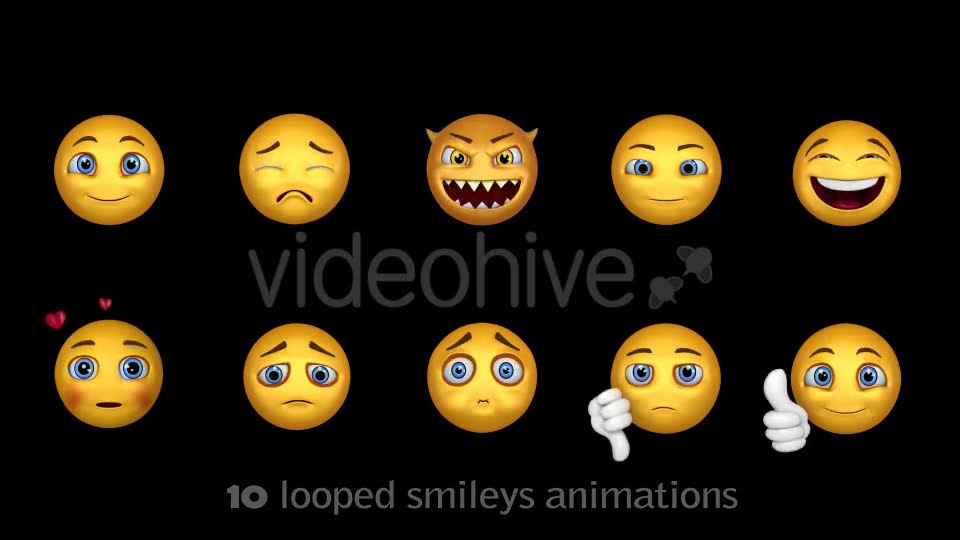 Smileys Animations Videohive 20649451 Motion Graphics Image 2