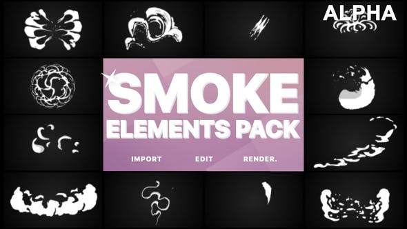 Smoke Elements | Motion Graphics Pack - 21516356 Videohive Download