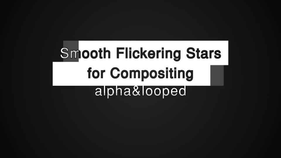 Smooth Flickering Stars Videohive 20293413 Motion Graphics Image 1