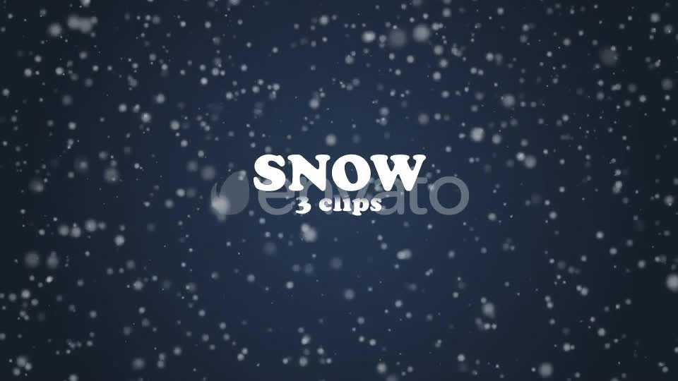 Snow Videohive 25272622 Motion Graphics Image 1