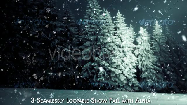 Snow and Snow Flakes Pack Videohive 13841285 Motion Graphics Image 8