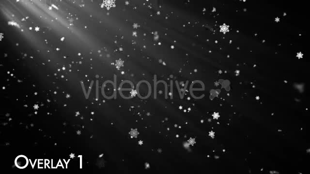 Snow Flakes Rays Overlays Pack Videohive 9600303 Motion Graphics Image 1