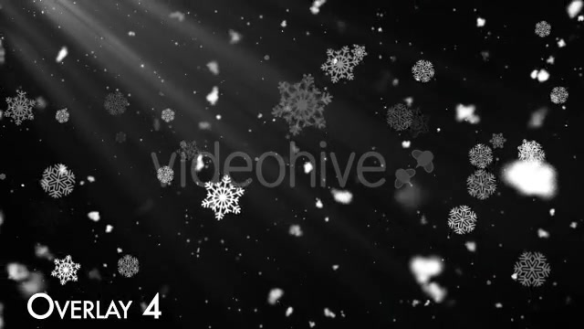 Snow Flakes Rays Overlays Pack Videohive 9600303 Motion Graphics Image 6