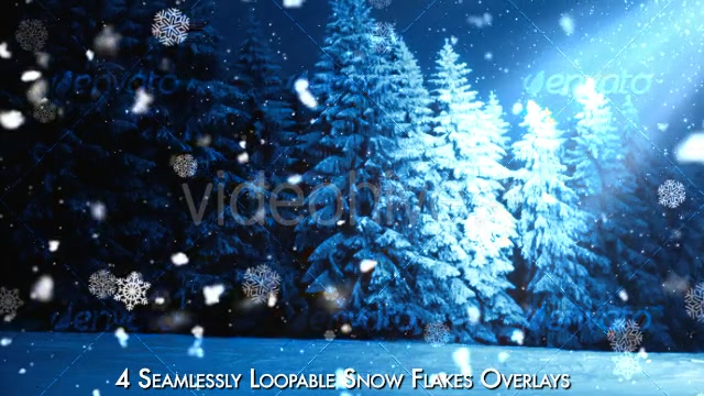 Snow Flakes Rays Overlays Pack Videohive 9600303 Motion Graphics Image 8