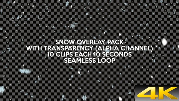 Snow Overlay Pack - Download 20990234 Videohive