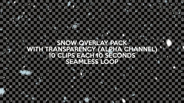 Snow Overlay Pack - Download Videohive 20926281