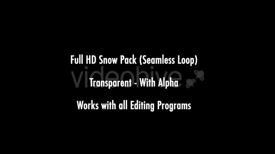 Snow Videohive 20837315 Motion Graphics Image 1