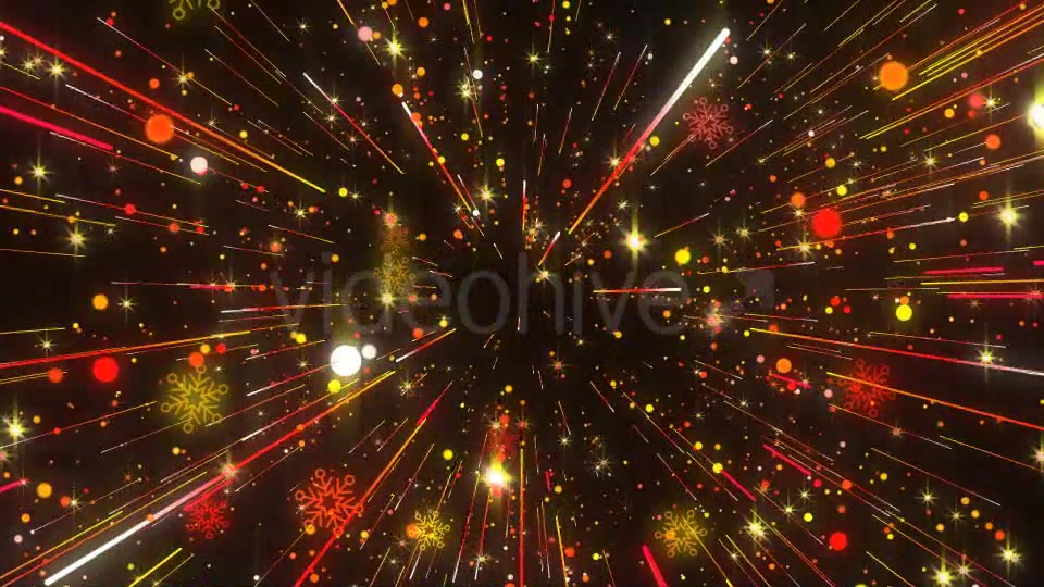 Snowflake And Streak Line Dancing Background Videohive 9184663 Motion Graphics Image 4
