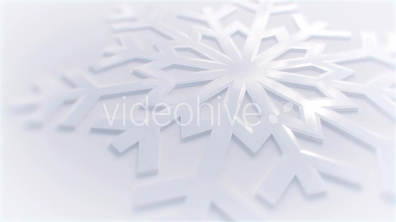 Snowflake Background Videohive 18833105 Motion Graphics Image 1