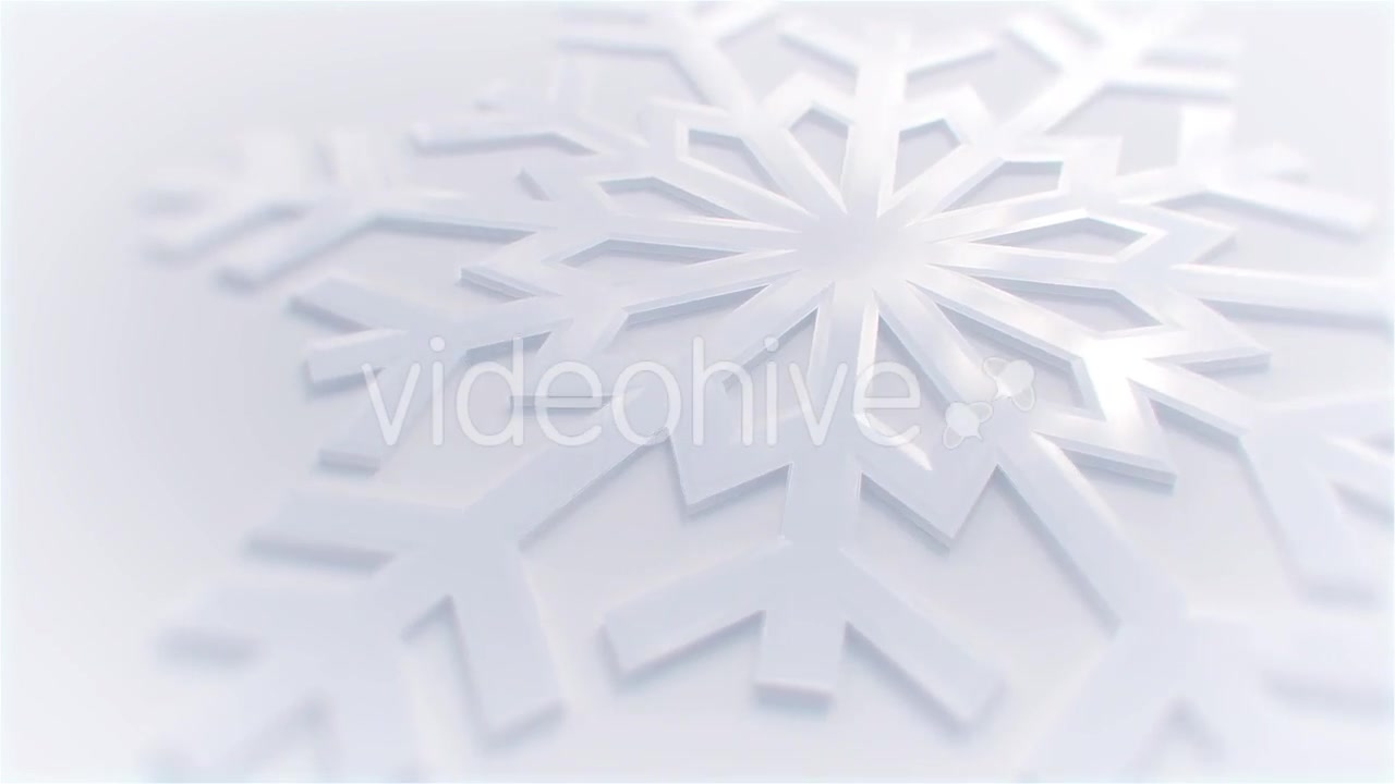 Snowflake Background Videohive 18833105 Motion Graphics Image 2